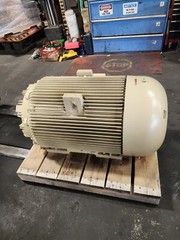NEW GE 150 HP ELECTRIC MOTOR 2300 VAC 3 PHASE 3580 RPM 449TS FRAME TEFC