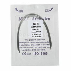 10pcs/pk Dental Orthodontic Niti Arch Wire Round Ovoid Form all size option U-pi