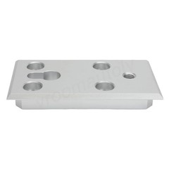 Rear Floor Mount Plate for Stryker Ferno Ambulance Stretcher Fastening System US