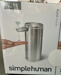 NEW simplehuman 9oz Automatic Sensor Pump – Refillable Touchless Liquid Soap