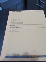 CAT CATERPILLAR 970F WHEEL LOADER PARTS MANUAL S/N 9JK 358 MACHINE 3306 ENGINE