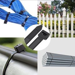 18 Inch Black Zip Ties Heavy Duty 50 PACK, 250 LBS Ultra Exclusive Strong Plasti