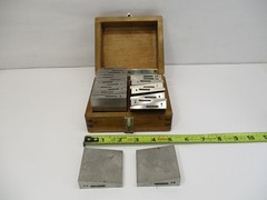 (22) Pc Angle Block Set OMELENCHUK 1° – 30° in Pairs Hard Ground Wood Case EC