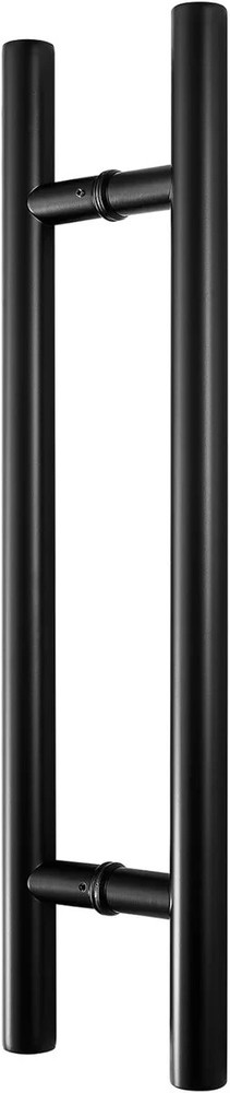 HONGYUN 24″ Commercial Door Pull Handle 304 Stainless Steel Black Pair.