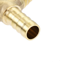 Reducing Barb Hose Fitting Y Shape Pipe Connector Brass 1/2″ X 3/8″ X 3/