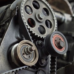 Timing belt for 113-L-100, 28.7 cm x 2.5 cm, 30 teeth