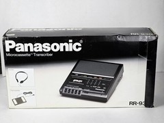 Panasonic RR-930 Microcassetter Trascriber Recorder Foot Controller READ PLEASE