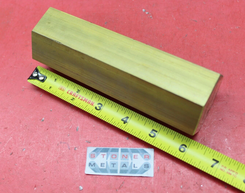 1-7/8″ C360 BRASS HEX BAR 6″ long New Lathe Bar Stock 1.875″ Hex 1/2 Hard