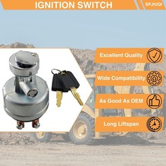 Ignition Switch W/ 2 key 7Y-3918 Fits Caterpillar CAT E320B 320L 320N 321C 325C