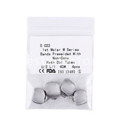 Dental Orthodontic Buccal Tube 1st Molar Bands U2/L1 U1/L1 U3/L2 Roth 0.022