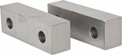 1 Pair Gibraltar Soft Steel Vise Jaws, Flat/No Step, 1-1/2″ Thick, for 6″ Vise