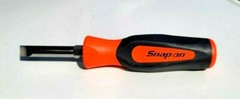 New Snap-on Large Marine Aircraft Flat Slot Plug Screwdriver Orange Hard Handle