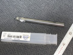 Corner Radius End Mill 3/8″ Dia 1/2″ cut 0.0150″ Radius, 2FLUTE Solid Carbi USA