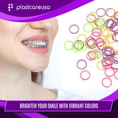 100 Assorted Color Light 3.5 Oz 5/16″ Penguin Latex Elastic Rubber Bands Braces