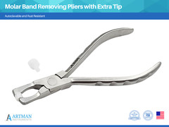Molar Band Removing Pliers with Extra Tip ARTMAN