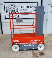 2016 SKYJACK SJ 16 16′ Vertical Mast Lift #9160 Aerial Lift GENIE JLG