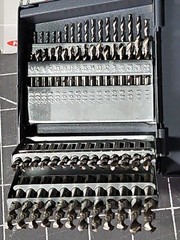 New Huot Drill Index 60 Pcs. .228 – .040 Wire Gauge Drills In Case HSS 1-60
