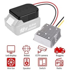 15A 180W DC 18V to 12V Step Down Voltage Regulator Converter For Makita Battery