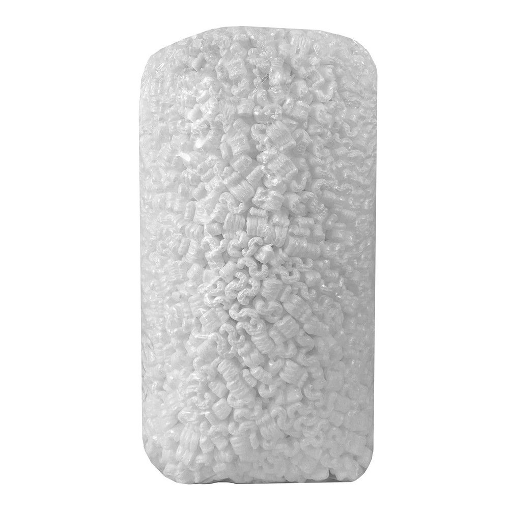 Uoffice Peanuts 3.5 Cu. Ft. 22.5 Gallons S Shaped Cushioning 1-Pack White