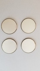 Piezoelectric Transducer Disc 50mm Diameter for Ultrasonic cleaners, 4 Pieces