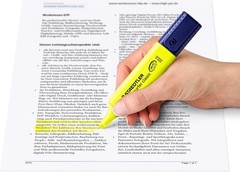 Textsurfer Classic Highlighters – 4 Colors Rainbow Set with Stand, Ultra-Soft