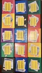 GARBAGE PAIL KIDS COLOR BINDERS WITH FRONT,BACK & SPINE PRINT OS1-OS15 ALL 15!