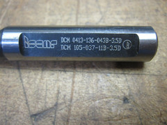 Iscar UniChamDrill DCM-0413-136-043B-3.5D cool thru 10.5mm indexable tip drill