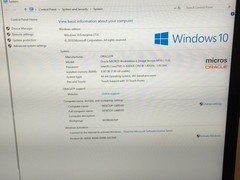Oracle Micros Workstation 655X Intel i5-8365UE 1.8 GHz 8 GB 256 SSD Windows 10