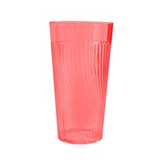 Thunder Group 22 oz Red Polycarbonate Belize Swirl Design Tumbler – 1 Doz