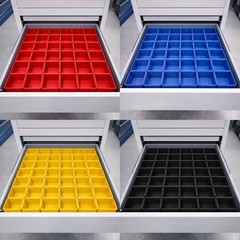 32pc 3×6″ Drawer Organizer Bins Modular Storage Hardware Craft Toolbox System