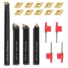 14PCS Indexable Lathe Turning Tool Kit