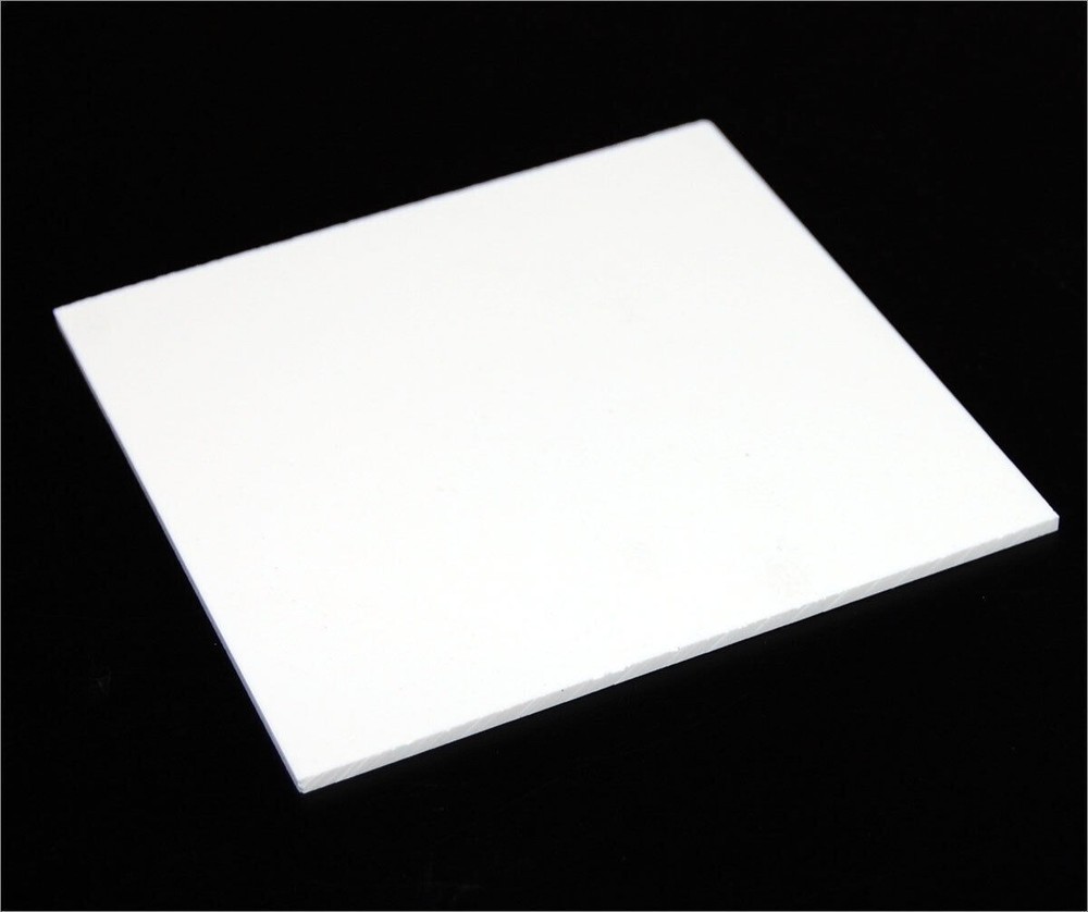 1/8″ (3mm) Solid White Opaque Acrylic Plexiglass Sheet Thick 12″x12″ White Board