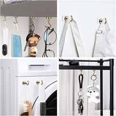 10 Heavy Duty Magnetic Hooks Strong Magnet Kitchen Utensil Hanger Tool Organizer