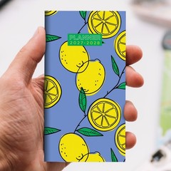 2027-2028 Lemon Small Monthly Pocket Planner