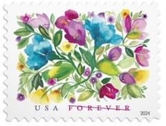 United States Postal Service Celebration Blooms Sheet Of 20 Forever Postage
