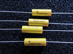 .022uF 400V 20% Thomson Metallized Polyester Axial Capacitor Tube Amp Tone 20pcs