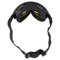 Birdz Eyewear Vulture Padded Fit-Over Motorcycle Goggles Black Frame Yellow Lens