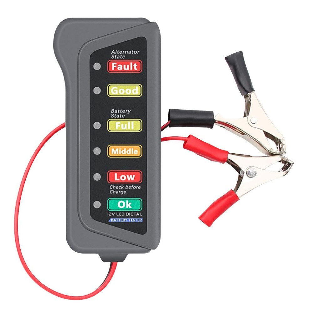 12V Car Battery Alternator Tester Automotive Battery Analyzer Car Load Tester