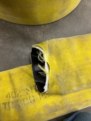 8″ wide cloth Fire hose for boat docks, abrasion protection etc. 10’ length