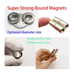 Super Strong Round Magnets diameter 6-17mm Hole 3-11mm Disc Rare Earth magnet