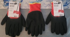 3 Pairs – Brahma Cold Weather Work Gloves Size Medium M