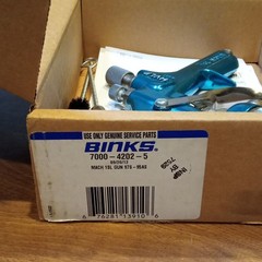 BINKS MACH 1SL PRESSURE PAINT SPRAY GUN HVLP