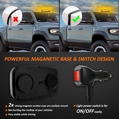 72 LED Roof Top Strobe Light Bar for Tow Trucks & Emergency Vehicles