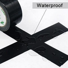 Duct Tape 1.5 inches Wide Black Industrial Grade 1.5 inches x 60 Yards 179 ft…