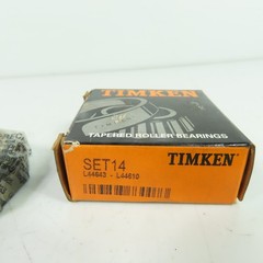 Timken L44643 – L44610 SET14 Tapered Roller Bearing Set NEW 1″ Bore 1.98″ OD