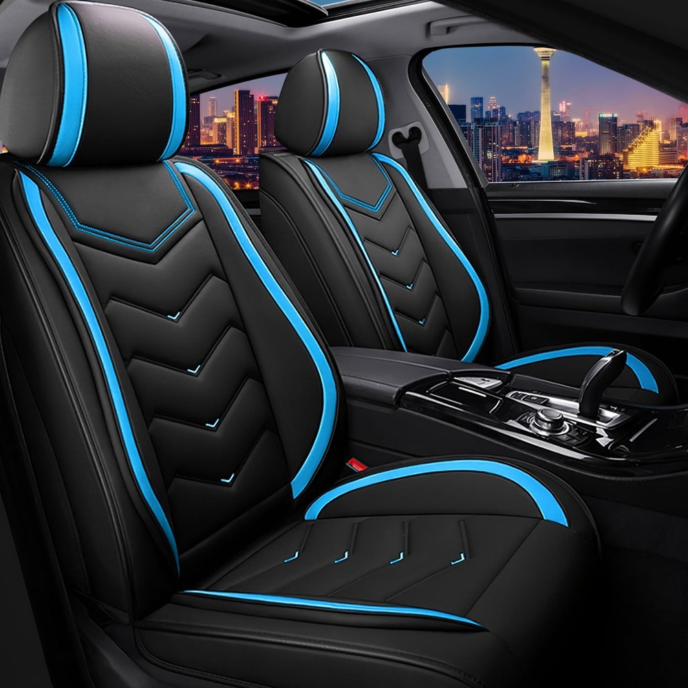 Honda CR-V Hybrid 2020-2026 Sport Nappa Leather Seat Covers Black Blue 2-Seat