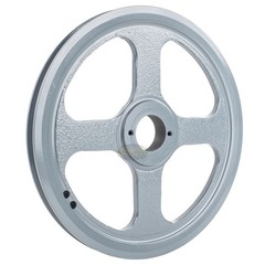 Cast Iron 10.75″ Single Groove Pulley Belt A Section 4L with 1″ Sheave Bushing