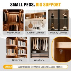30 Pcs Cabinet Shelf Pegs for Shelves, 3mm Pins Holders, 3mm, 30 Pieces
