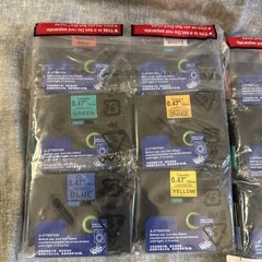 2x! 6PK Black-on-Color Label Tape for Brother TZe-B31-731 12mm 0.47 Inch