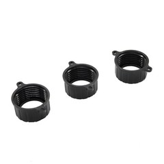 Old Style Gas Can Spout 3 Kit Replacement w/Tough Nozzles Screw Collar Vent Caps